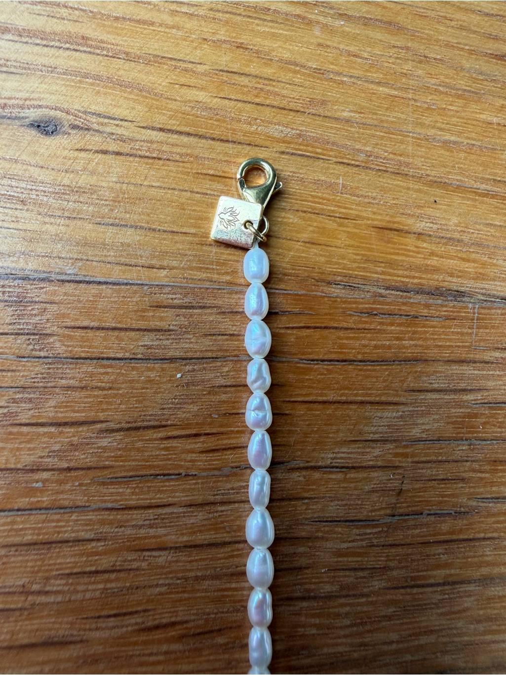By Charlotte 18k Gold Fresh Pearl Bead Bracelet — image 4 of 7